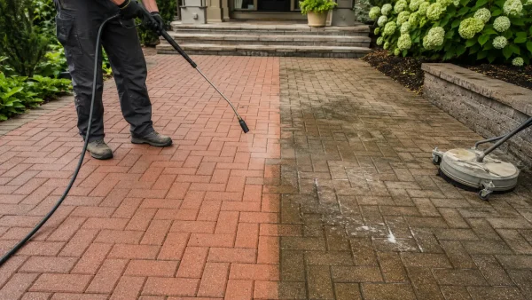 Ultra Seal Ultimate Surface Prep 3 Professional cleaner used to prepare brick pavers before sealing